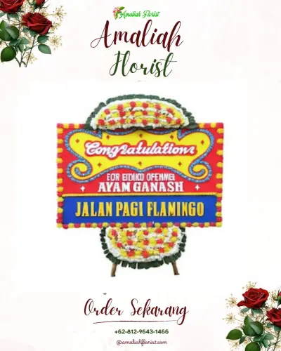 Bunga Papan Congratulation di Kunjung Mae